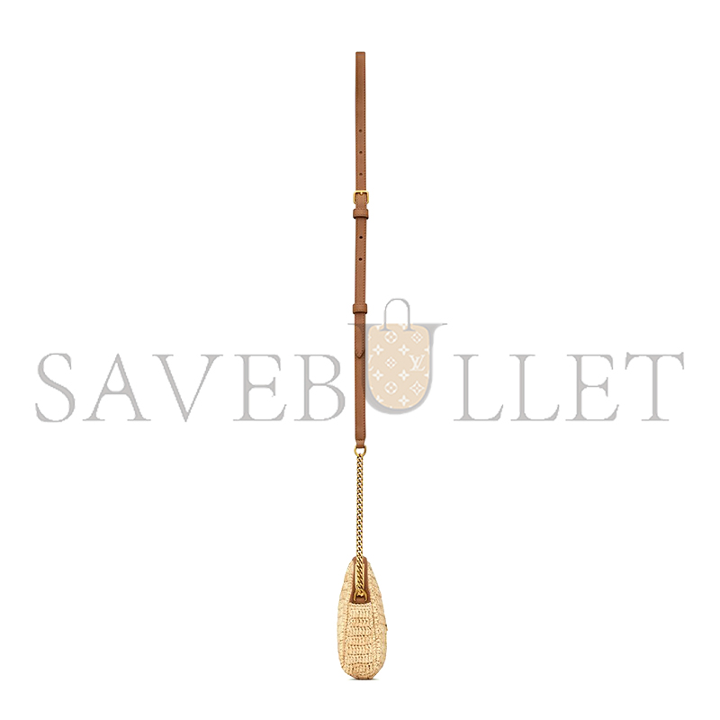 Y*L gaby zipped pouch in raffia 774293gaaee2080 (18*13*3.5cm)